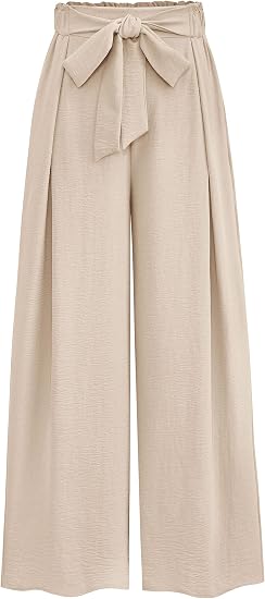 PRETTYGARDEN Women's Palazzo Wide Leg Work Dress Pants