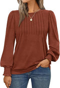 AUTOMET Womens Long Sleeve Shirts Fall Blouses Tops Business Casual Outfits